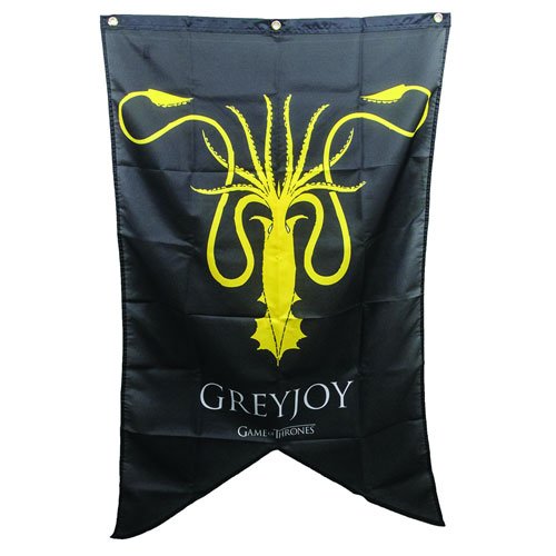 Game of Thrones Greyjoy Sigil Banner